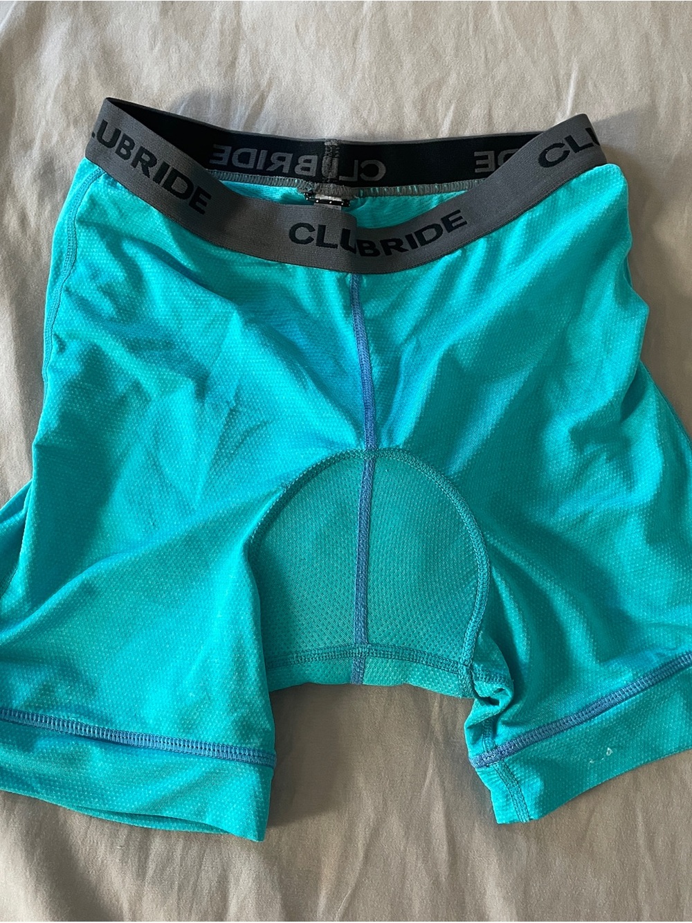 Club Ride Apparel Men's Performance Boxer Briefs - Teal Aqua